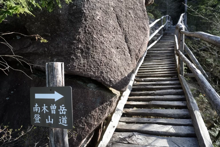 南木曽岳登山道